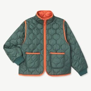 Free Assembly - Girls Lightweight Quilted Jacket
